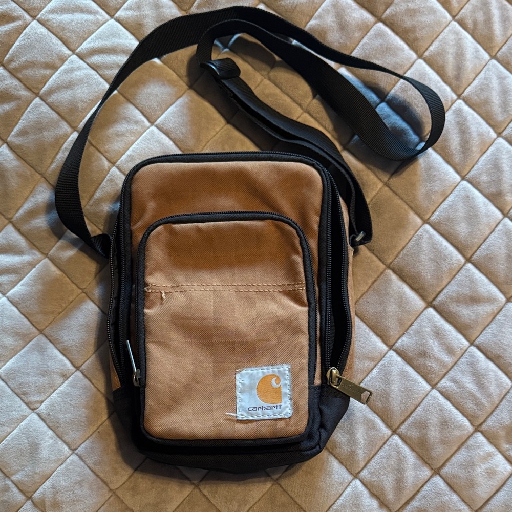 Carhartt Brown and Black Messenger Bag